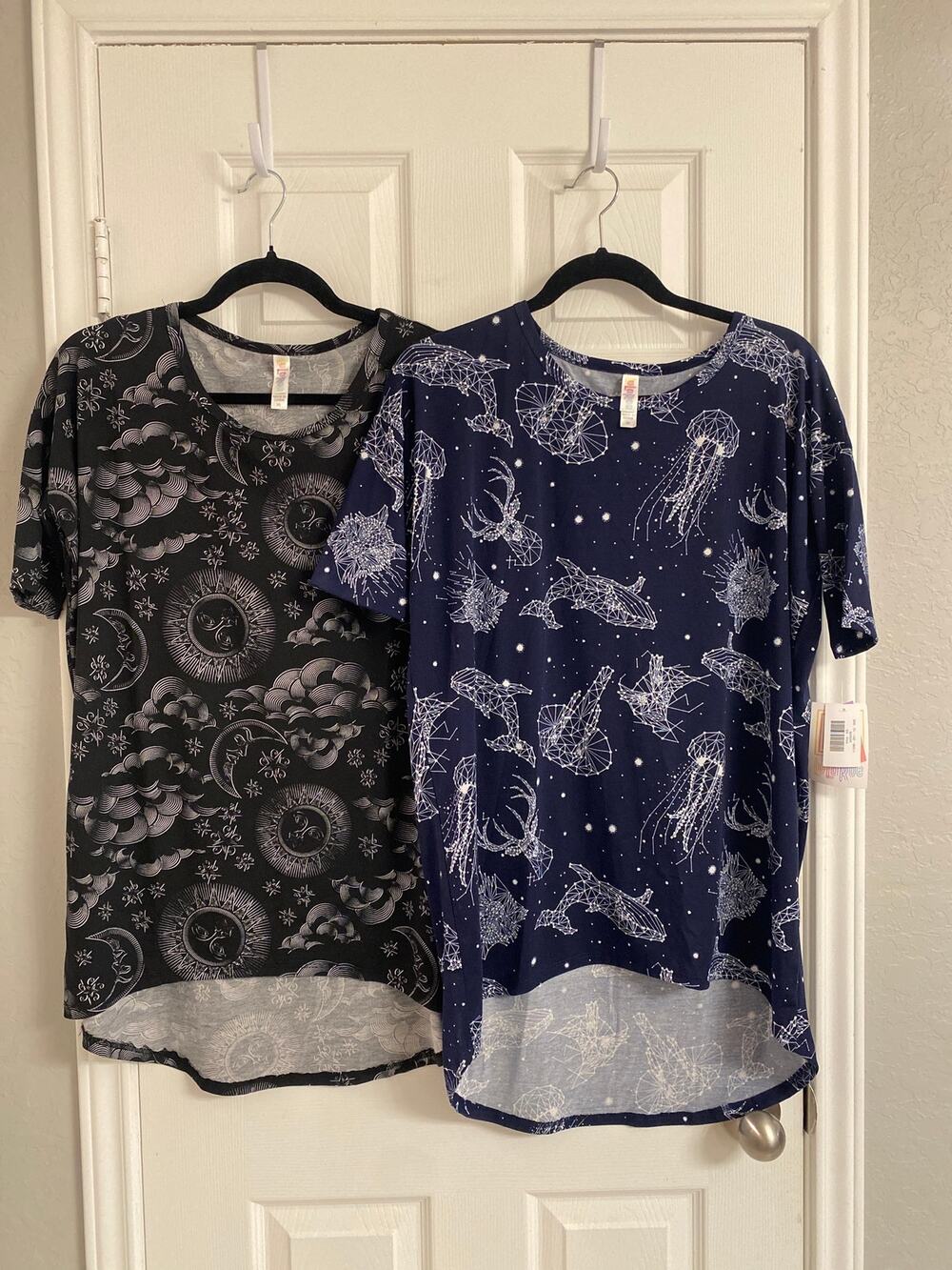 LuLaRoe Irma Tunic Top Bundle Size XS   Celestial Wimsigoth Witch Boho